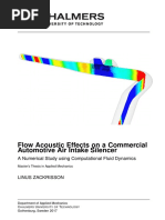 Flow Acoustic Effects On A Commercial Automotive Air Intake Silencer Chalmers STAR CCM