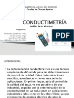 CONDUCTIMETRÍA Diapositivas