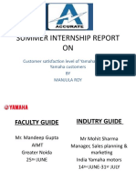 Summer Internship Report