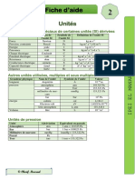 FA2 Unités