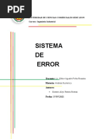 Sistema de Error