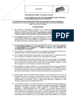 SI-LP-005-2021 Resolucion Que Sanea Vicio de Procedimiento