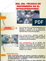 Actividades Del Tecnico de Enfermeria en El Periodo Intraoperatorio.