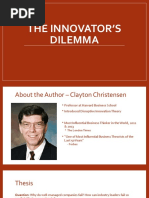 The Innovators Dilemma