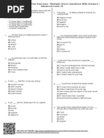 518 - Conditional Sentences Test Exercises Multiple Choice Questions With Answers Advanced Level 19