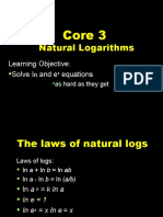 Lesson 2 - e Equations