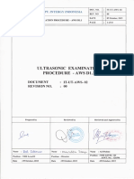 Document: NO.:: Ultrasonic Examination