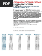 Escada Plataforma Padrao