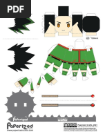 Hunter X Hunter - Gon Freecss Papercraft