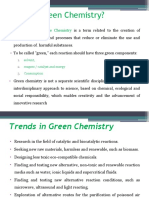 Green Chemistry Lecture 1 & 2