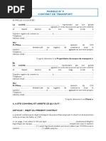 Contrat Transport