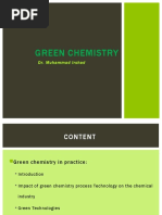 Impact of Green Chemistry Process Technology On The Chemical Industry