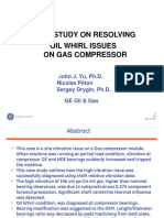 Vibration - Case Study On Resolving Bearing Oil Whirl