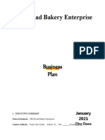 MM Bread Bakery Enterprise: Business Plan