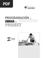 Programacion de Obras Con Project