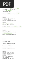 Nick Kamen - I Promised Myself Chords