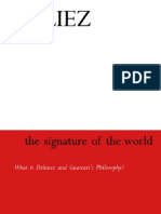 Alliez - The Signature of The World Or, What Is Deleuze and Guattari's Philosophy