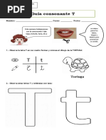 Guía Consonante T