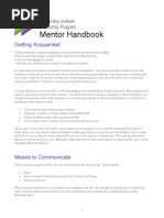 Mentor Handbook