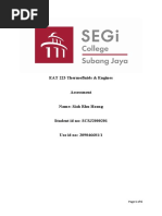 ASSIGNMENT - scsj2000201 - Attempt - 2021-04-08-09-48-18 - Siah Rhu Hoong SCSJ2000201 Assessment Eat 223 Thermofluid & Engine