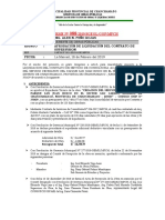 Informe #000 Aprobacion de Liquidacion Parque San Juan Bosco