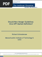 Should New Merger Guidelines Give UPP Market Definition?