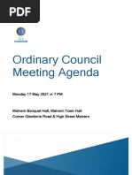 Agenda-Ordinary Council Meeting 17 May-2021