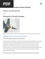 Military Aircraft Emergency Escape & Ejection - PacSci EMC