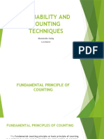 Probability and Counting Techniques: Marnielle Salig Lecturer