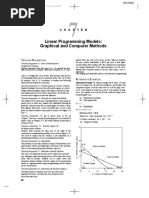 Linear Programming Models: Graphical and Computer Methods: Eaching Uggestions