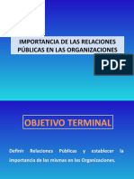 Importancia Relaciones Publicas Organizaciones