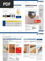 Kleiberit Hotcoating: Surface Refinement of Flooring and Furniture