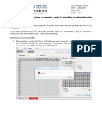 DTprime Connection Problem - Optical Board Malfunction