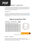 Conectar Display 7 Segmentos