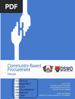 Community - Based - Procurement - Manual (Kalahi Cidss)