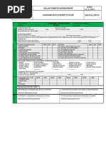 Confined Space Permit