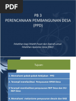 SPB. 3.1 Pokok-Pokok Kebijakan PPD