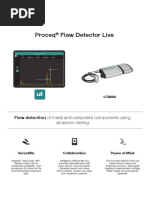 Proceq Flaw Detector Live: Flaw Detection of Metal and Composite Components Using