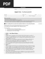 English Test - 11 Form Level VII