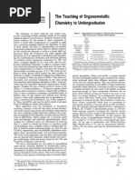 The Teaching Organometallic Chemistry To Undergraduates: John E. Ellis