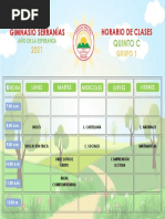 Horario 5-C Grupo 1