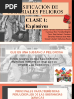 CLASE 1 - Explosivos