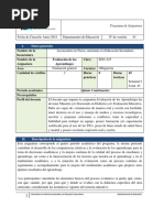 Evaluación de Los Aprendizajes