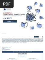 Science Instructional Planning Guide Grade K January 2021