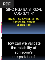 Rizal Lesson III and IV