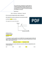 Preguntas Reacciones Quimicas Evalución y Ejercicios