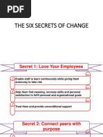 The Six Secrets of Change