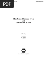 Handbook of Residual Stress