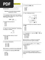 Multiplicação e Divisão PDF