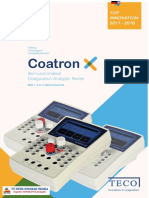 Coatron: Semi-Automated Coagulation Analyzer Series